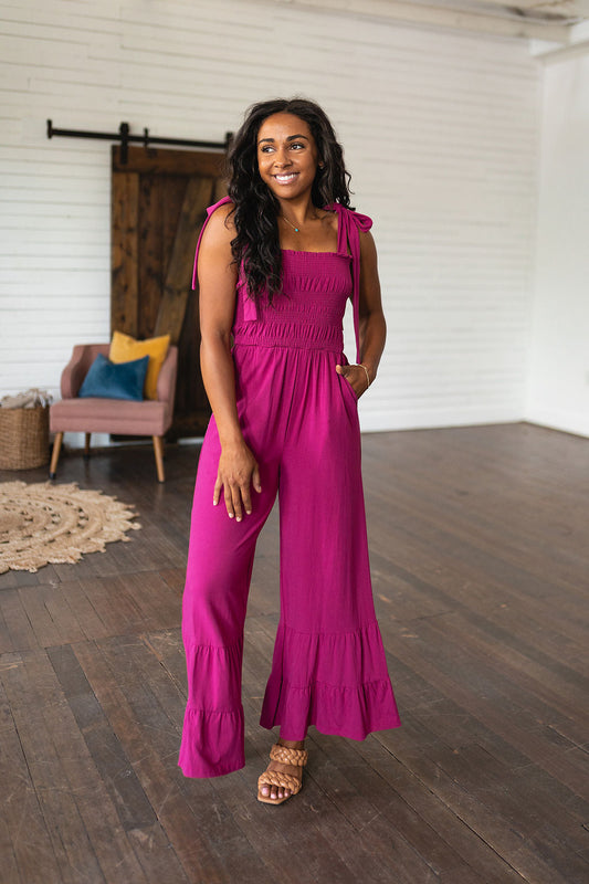 Almost Available Flared Jumpsuit - FamFancy Boutique