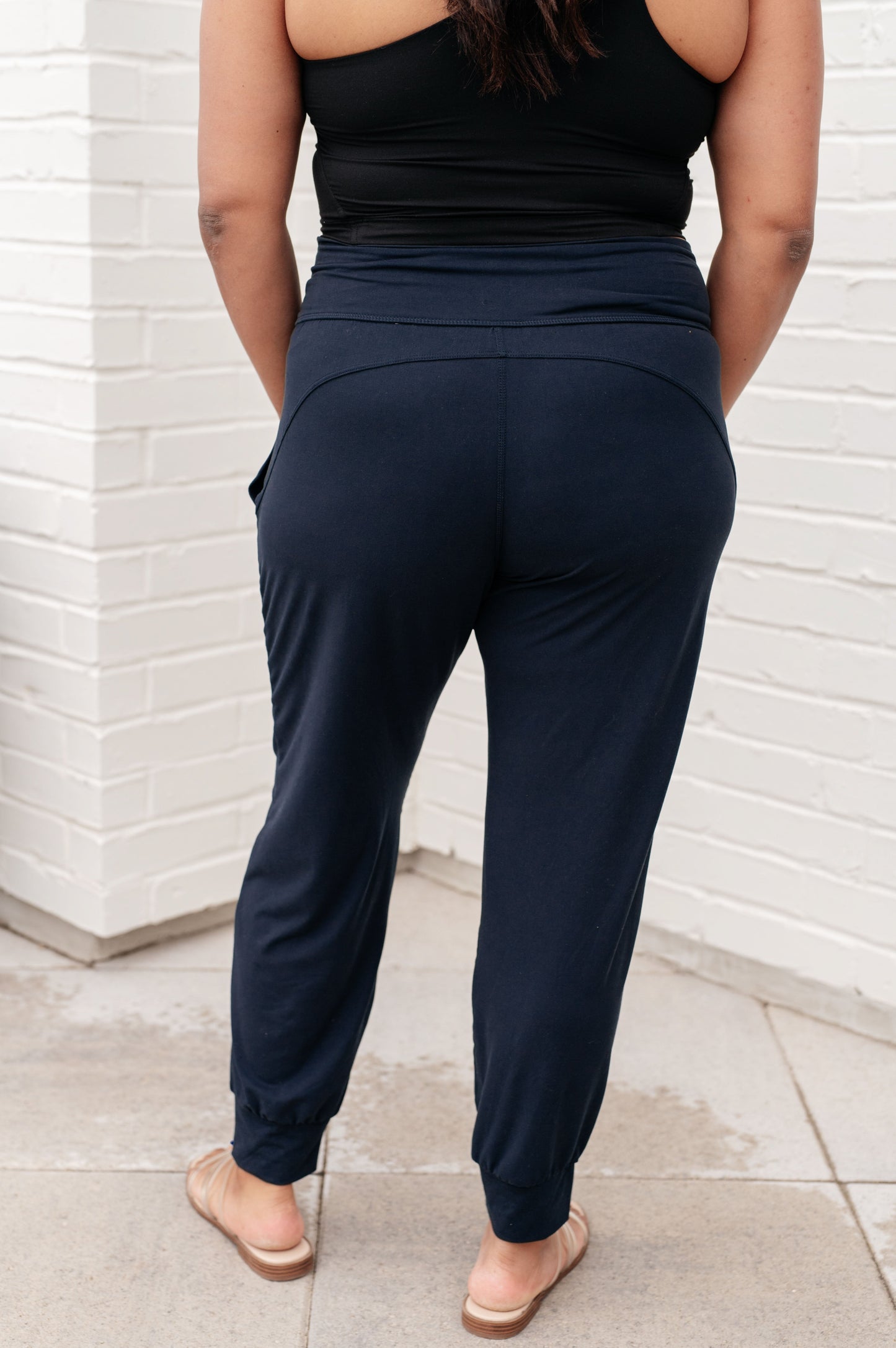 Always Accelerating Joggers in Nocturnal Navy - FamFancy Boutique