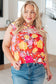 Among The Flowers Floral Top - FamFancy Boutique