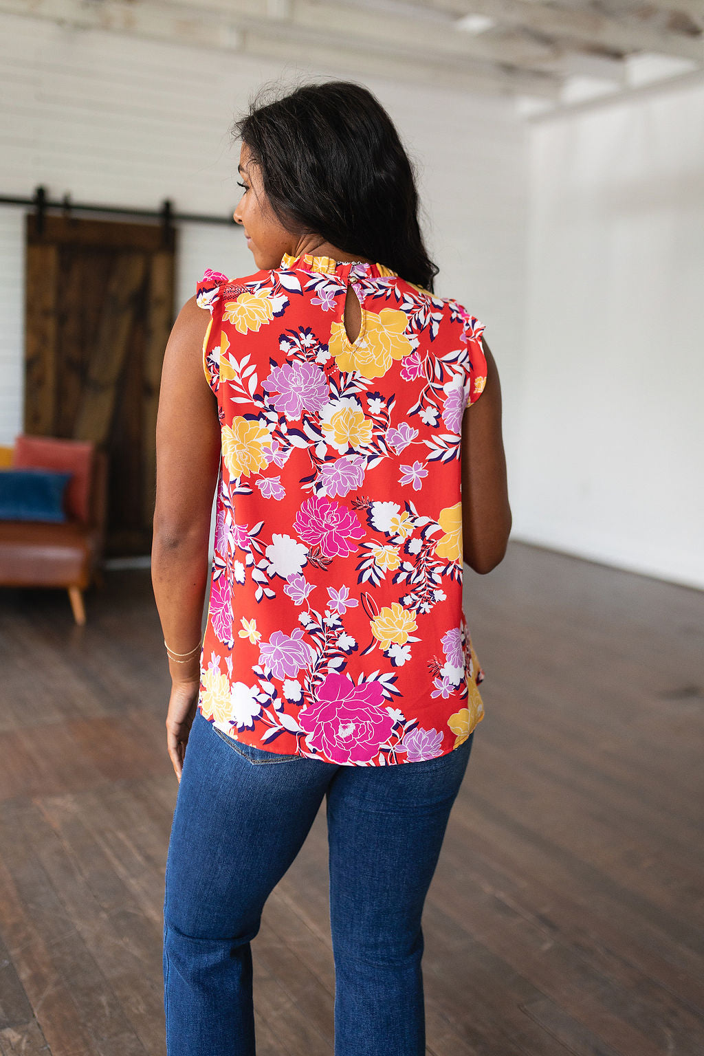 Among The Flowers Floral Top - FamFancy Boutique