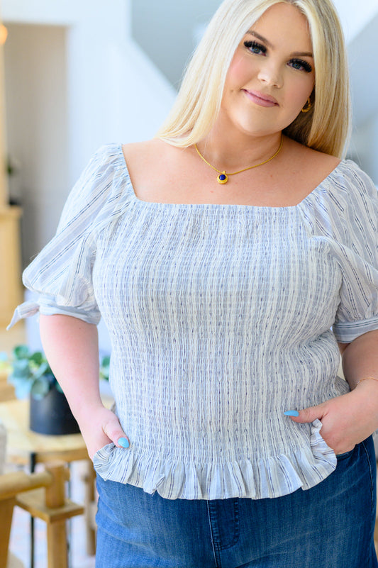 Anticipating More Smocked Blouse - FamFancy Boutique