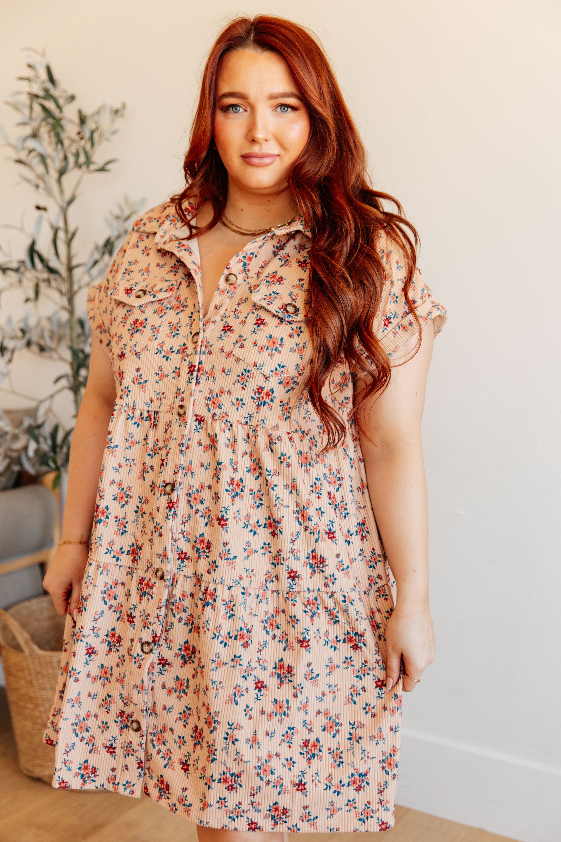 Anywhere You Go I'll Be Collared Dress - FamFancy Boutique