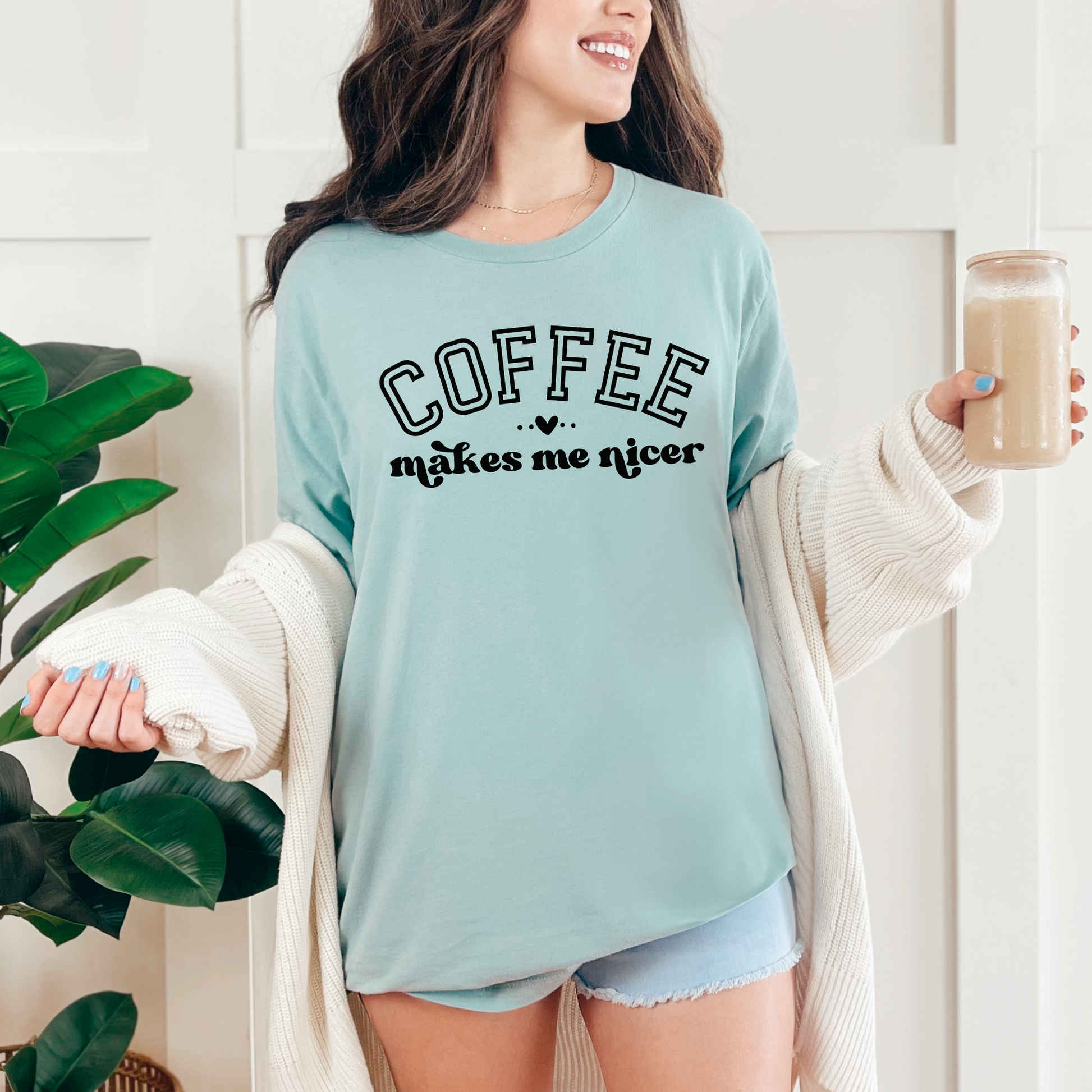 Coffee Makes Me Nicer - FamFancy Boutique
