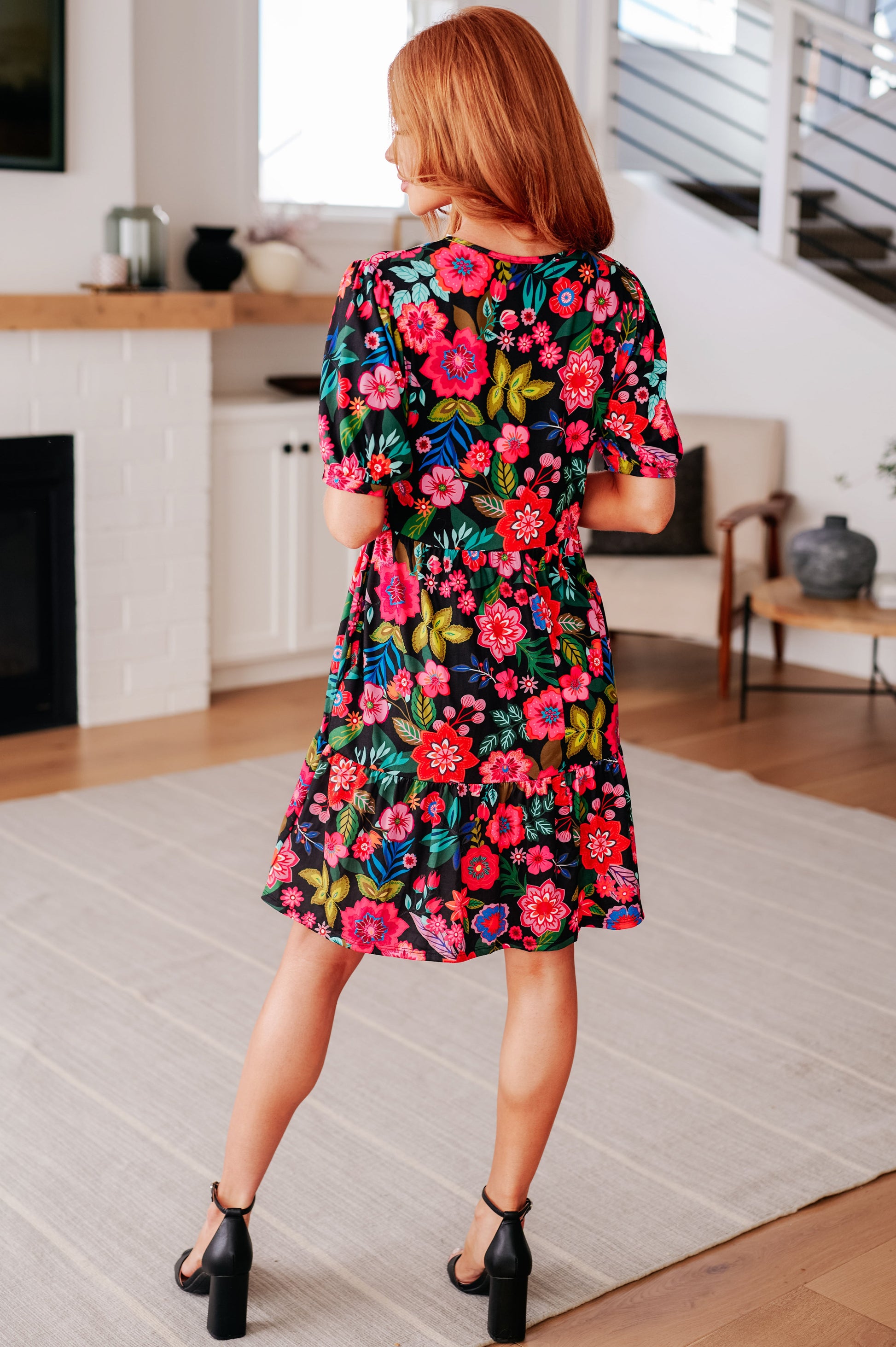 Be Someone Floral Dress - FamFancy Boutique