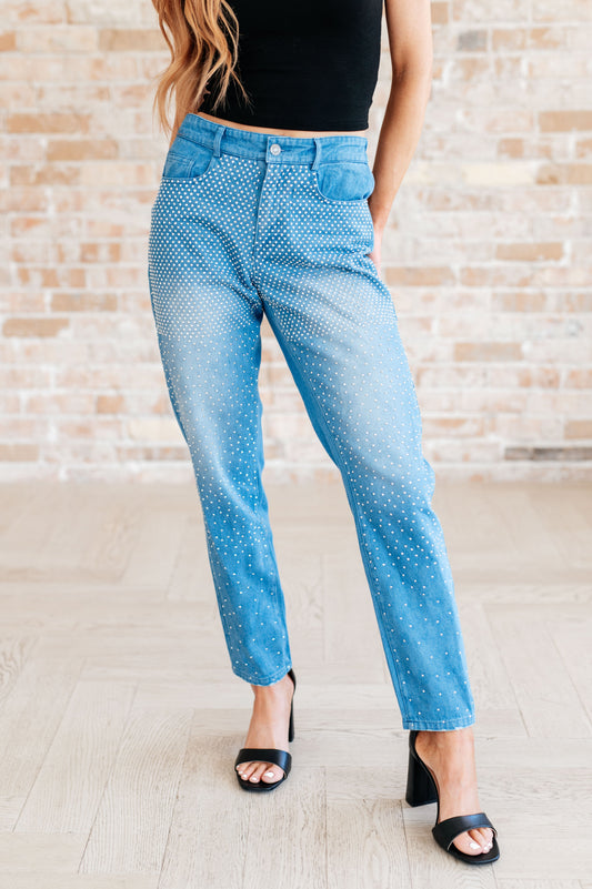 Beck and Call Rhinestone Pants - FamFancy Boutique