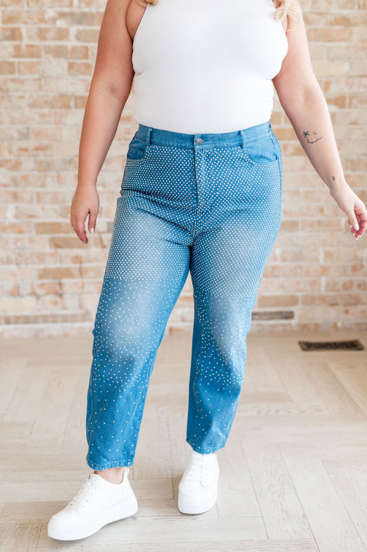 Beck and Call Rhinestone Pants - FamFancy Boutique
