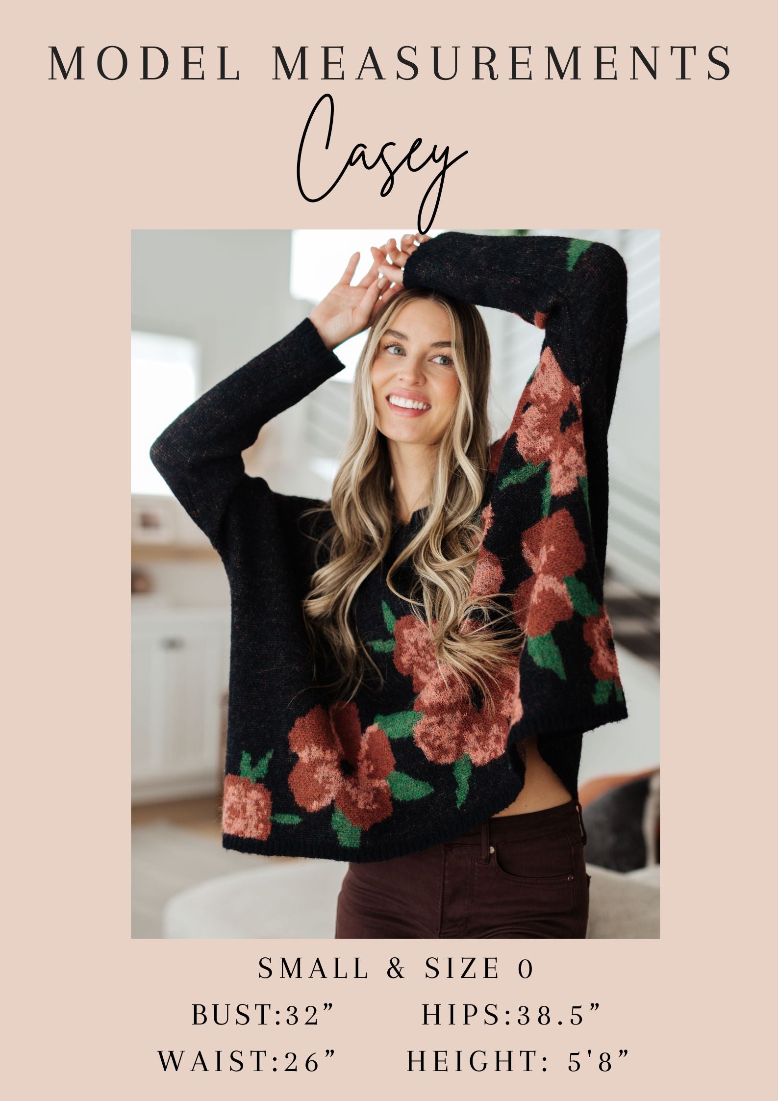 Lizzy Top in Blue and Pink Branches - FamFancy Boutique