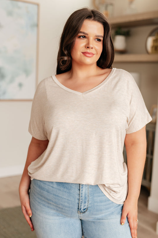 Clear Things Up V-Neck Top - FamFancy Boutique