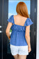 Connect the Dots Peplum Blouse - FamFancy Boutique