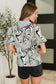 Don't Want to Wait Zebra Print Top