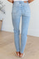 Eloise Mid Rise Control Top Distressed Skinny Jeans - FamFancy Boutique