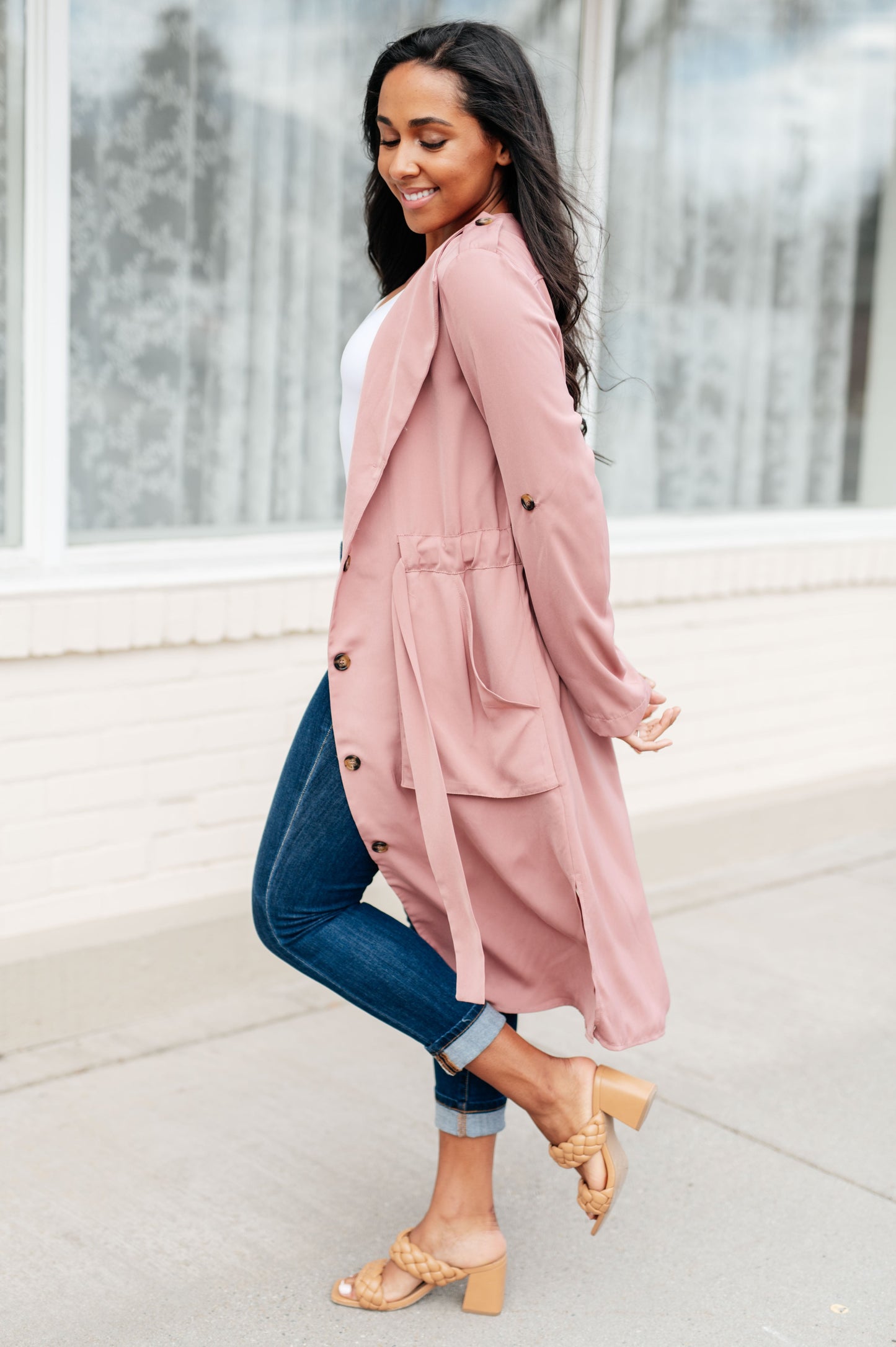 First Day Of Spring Jacket in Dusty Mauve - FamFancy Boutique