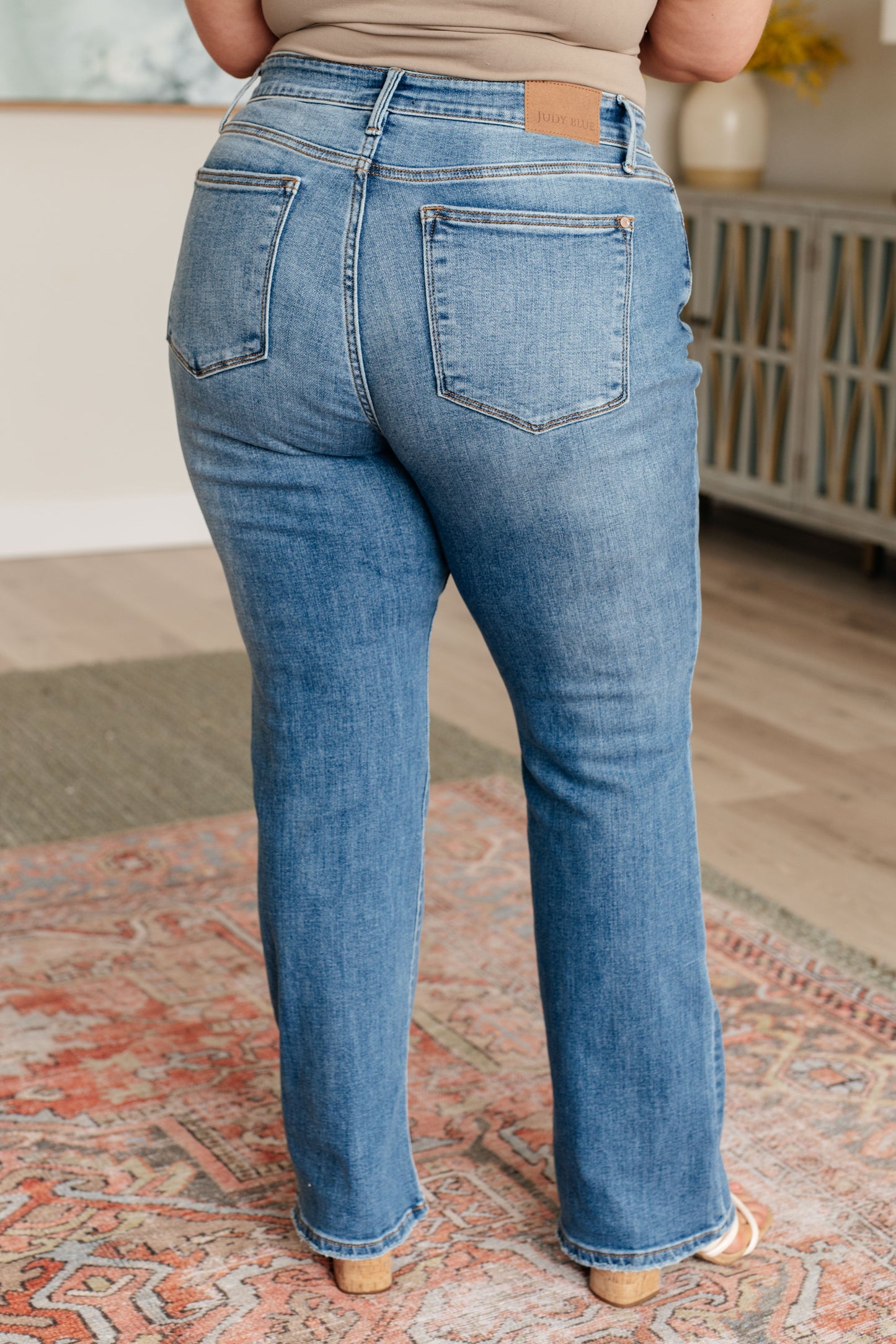 Genevieve Mid Rise Vintage Bootcut Jeans - FamFancy Boutique