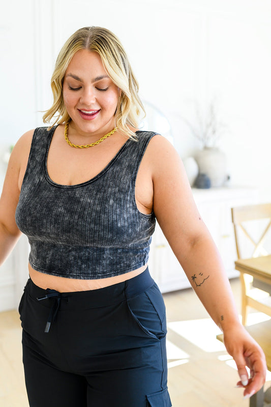 Get On My Level Cropped Cami - FamFancy Boutique