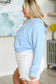 Had Me in the First Half Pullover Hoodie in Sky Blue - FamFancy Boutique