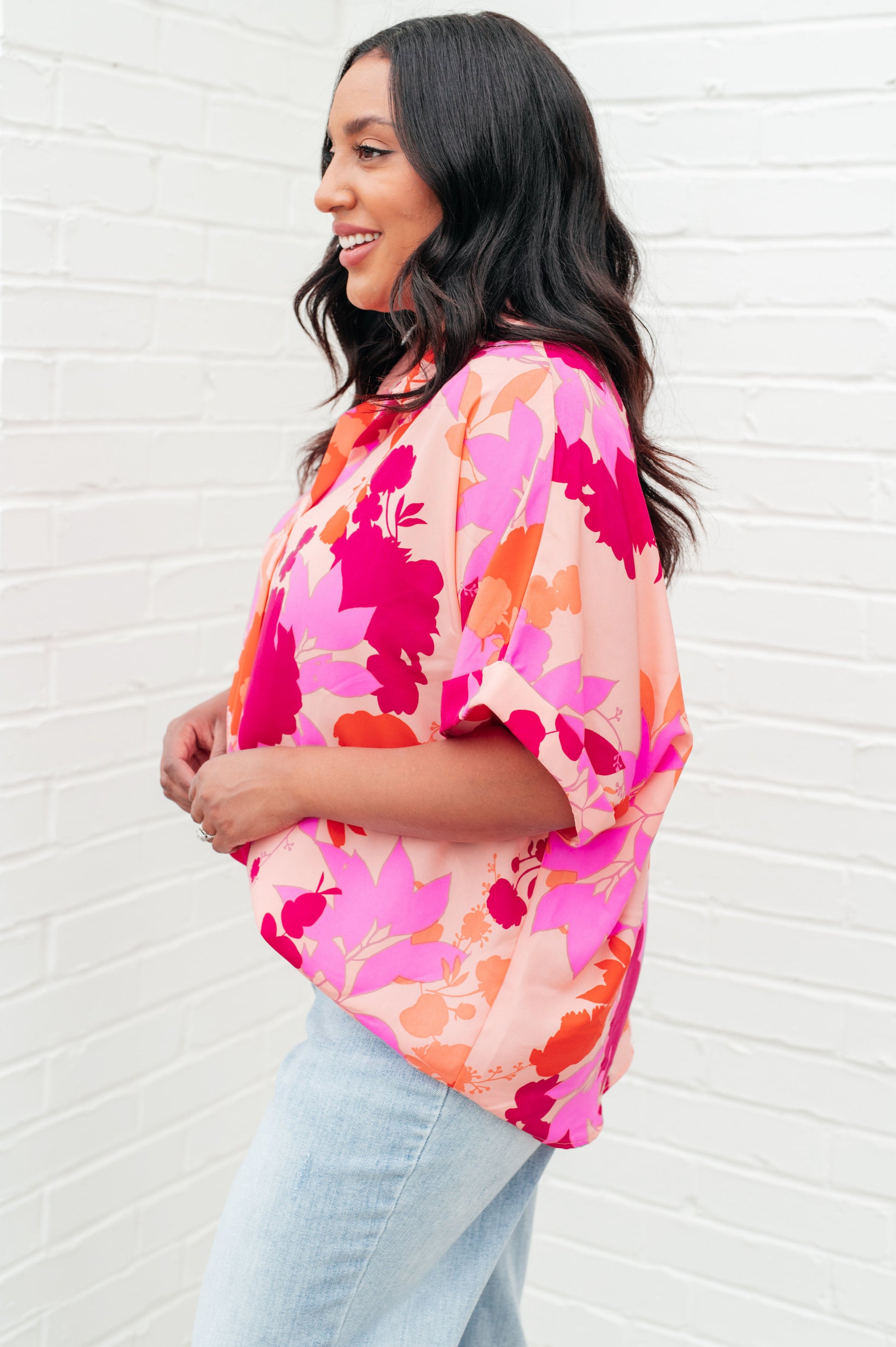 Hazy Cosmic Jive Relaxed Blouse - FamFancy Boutique