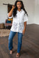 Head in the Clouds Lace Button Down - FamFancy Boutique