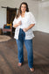 Head in the Clouds Lace Button Down - FamFancy Boutique