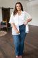 Head in the Clouds Lace Button Down - FamFancy Boutique