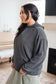 Hold That Thought Rib Knit Hoodie - FamFancy Boutique