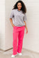 Run, Don't Walk Cargo Sweatpants in Flamingo Pink - FamFancy Boutique