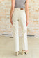 Selena High Rise Distressed 90's Straight Jeans in Bone - FamFancy Boutique