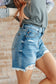Kara High Rise Rigid Magic Button Fly Cutoff Shorts - FamFancy Boutique