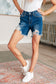 Kelsey Mid Rise Distressed Cutoff Shorts - FamFancy Boutique