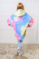 Kids Oversized Hoodie Blanket in Rainbow