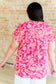 Lizzy Cap Sleeve Top in Pink and Peach Floral - FamFancy Boutique