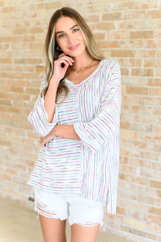 Love The Passion Drop Shoulder Top - FamFancy Boutique