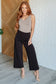 Magic Wide Leg Crop Pants in Chocolate