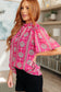 Moments Like This V-Neck Bell Sleeve Blouse - FamFancy Boutique