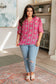 Moments Like This V-Neck Bell Sleeve Blouse - FamFancy Boutique