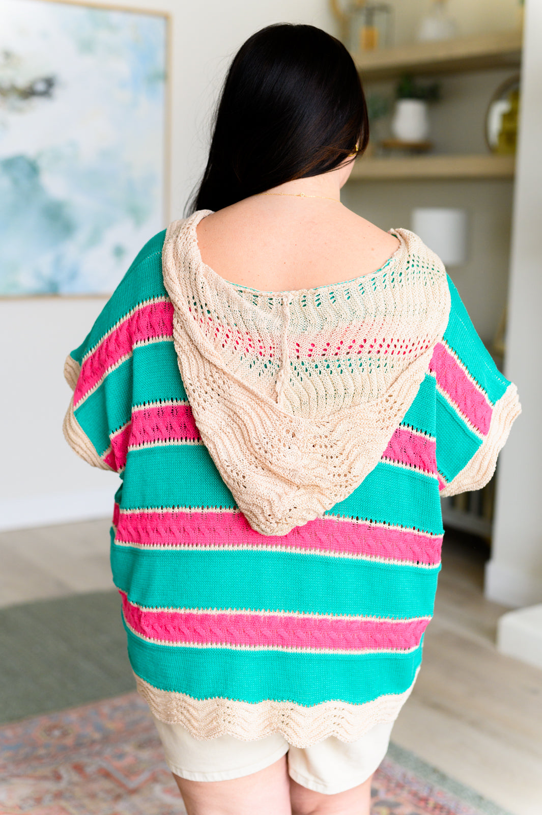 Rhythm and Blues Hooded Top - FamFancy Boutique