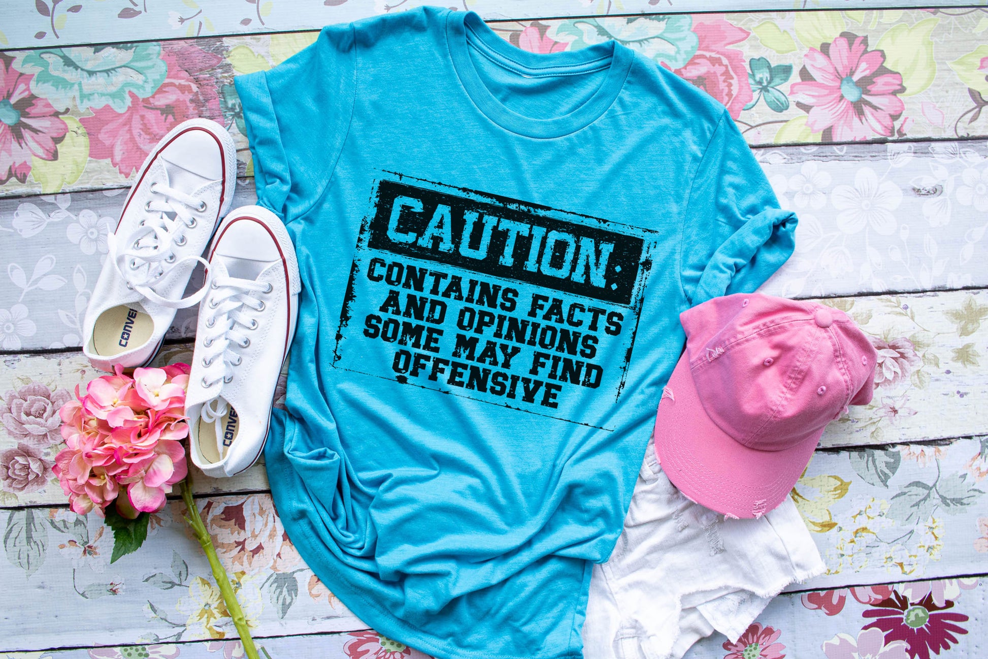 Caution: Contains Facts and Opinions - FamFancy Boutique