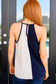 Sailing Trip Color Block Tank - FamFancy Boutique