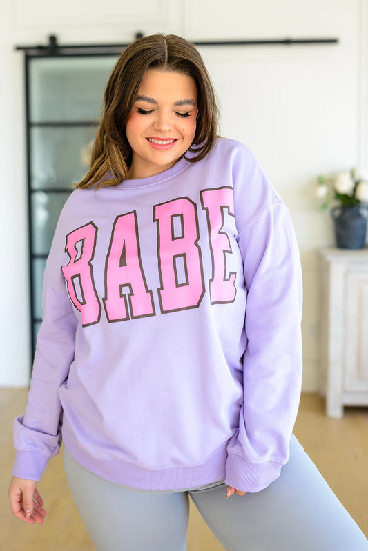 She's a Babe Sweater - FamFancy Boutique