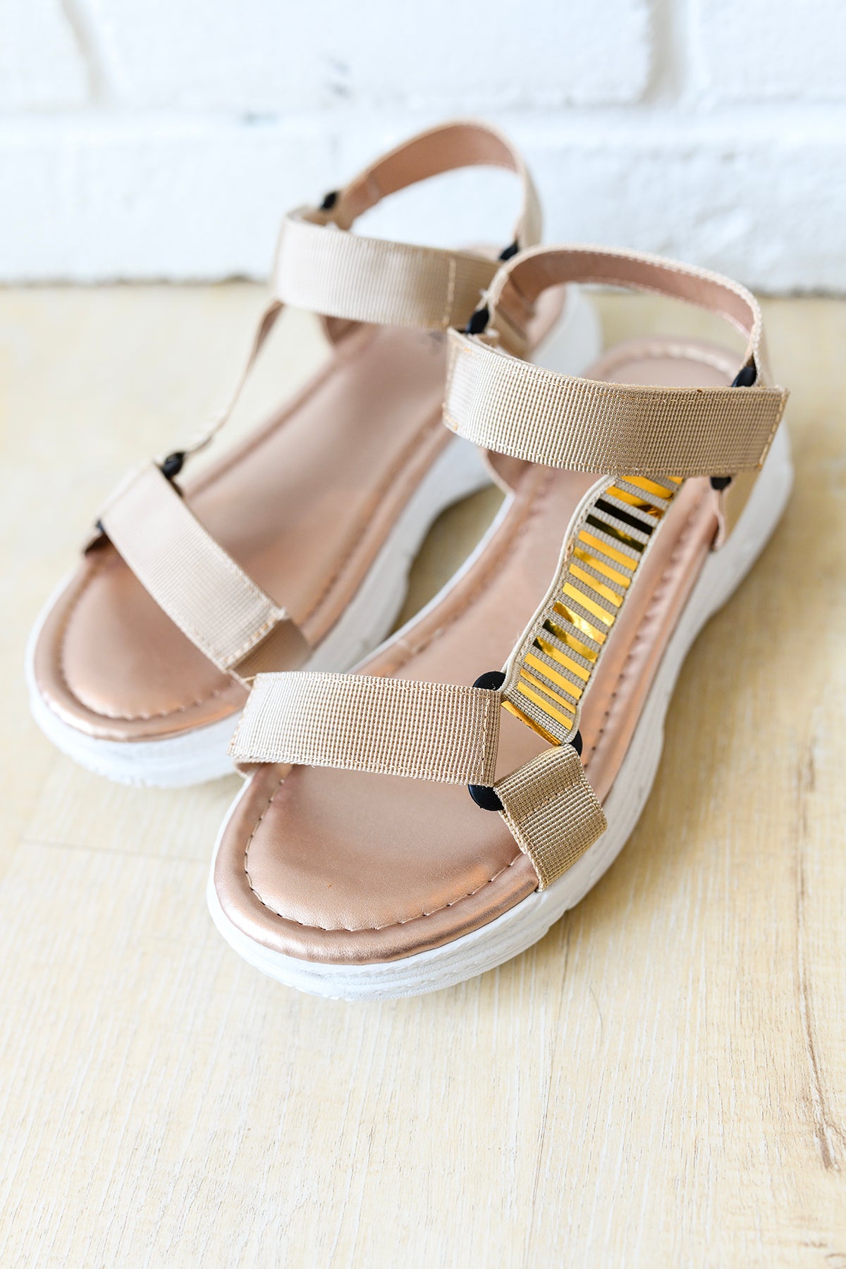 Sidewalk Strappy Sports Sandals - FamFancy Boutique