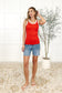 Sonnie Mid Rise Bermuda Cutoff Shorts