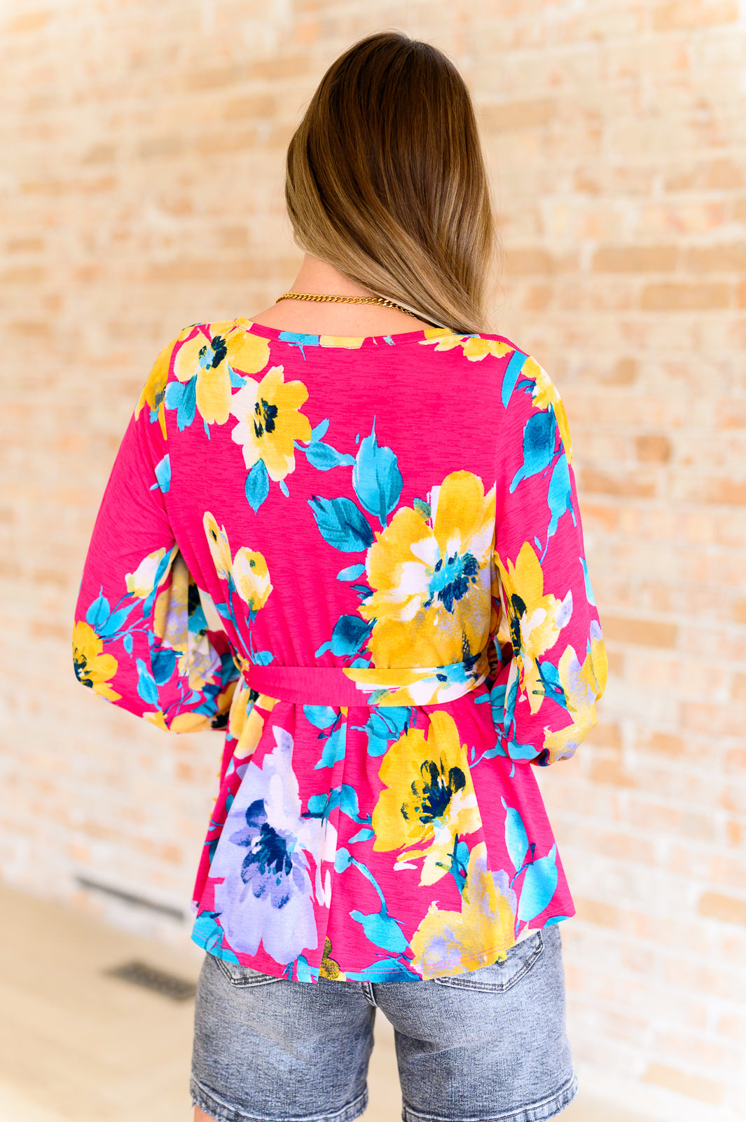 Spring to Be Sprung V-Neck Floral Blouse - FamFancy Boutique