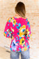 Spring to Be Sprung V-Neck Floral Blouse - FamFancy Boutique