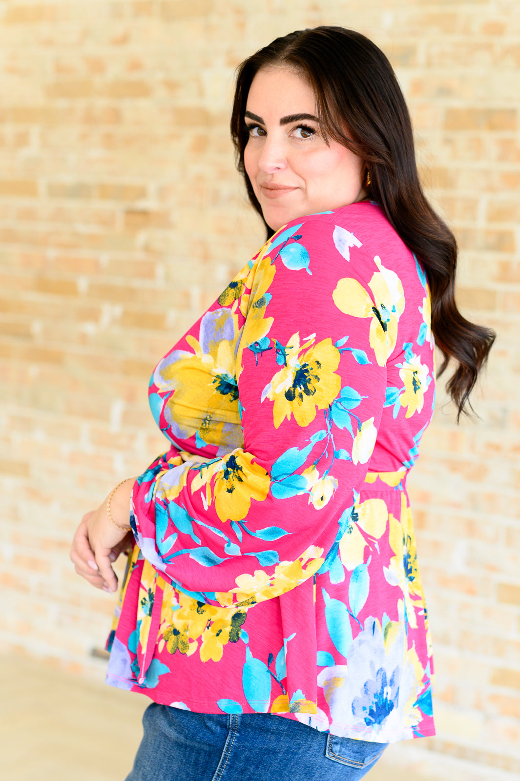 Spring to Be Sprung V-Neck Floral Blouse - FamFancy Boutique