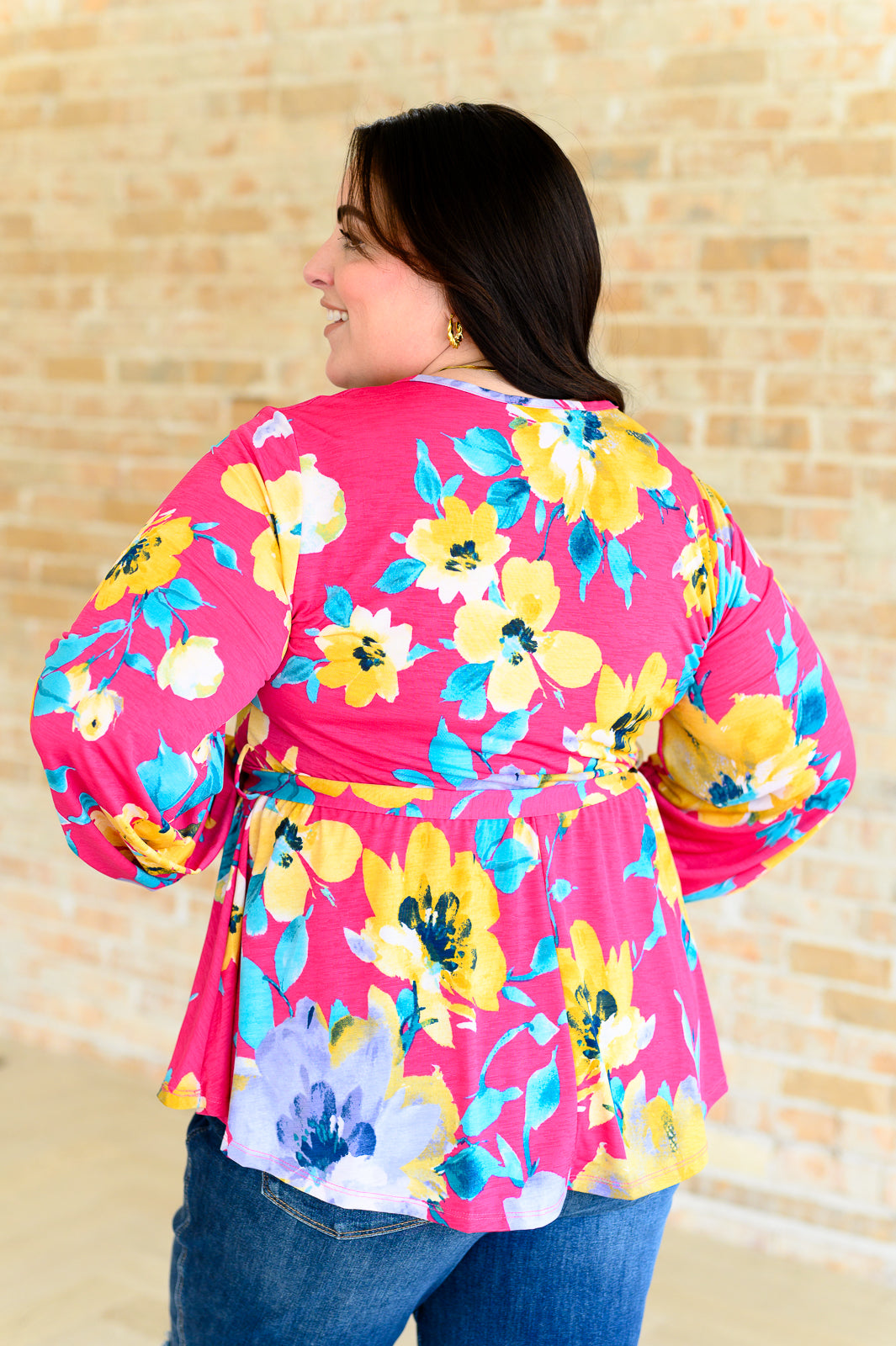 Spring to Be Sprung V-Neck Floral Blouse - FamFancy Boutique