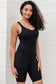 Sun Salutations Body Suit in Black - FamFancy Boutique