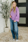 Sunday Snug Relaxed Pullover in Lavender