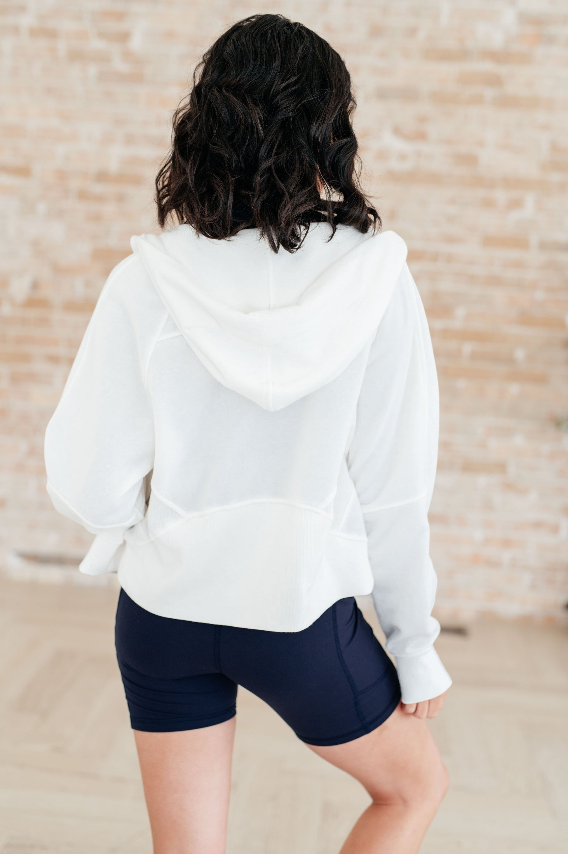 Sun or Shade Zip Up Jacket in Off White - FamFancy Boutique