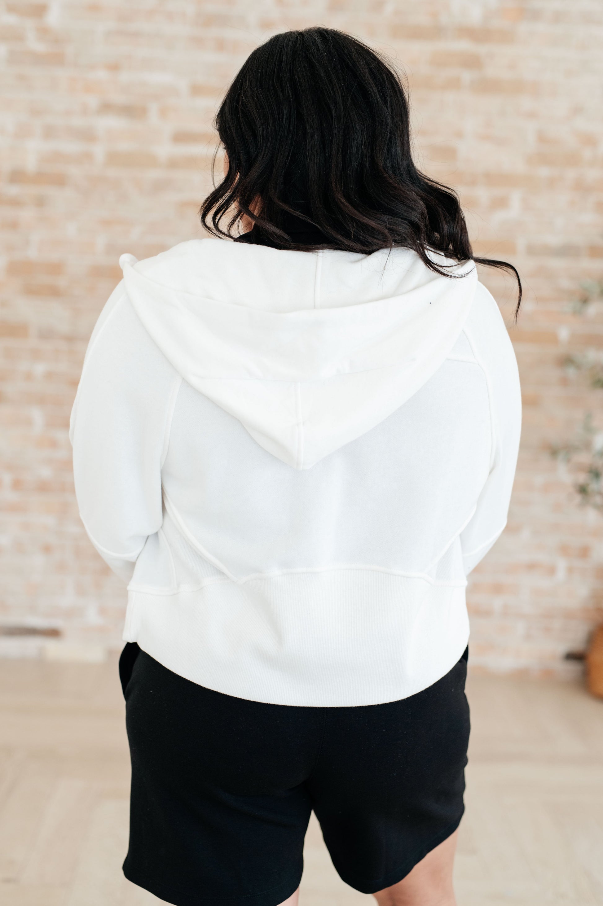 Sun or Shade Zip Up Jacket in Off White - FamFancy Boutique