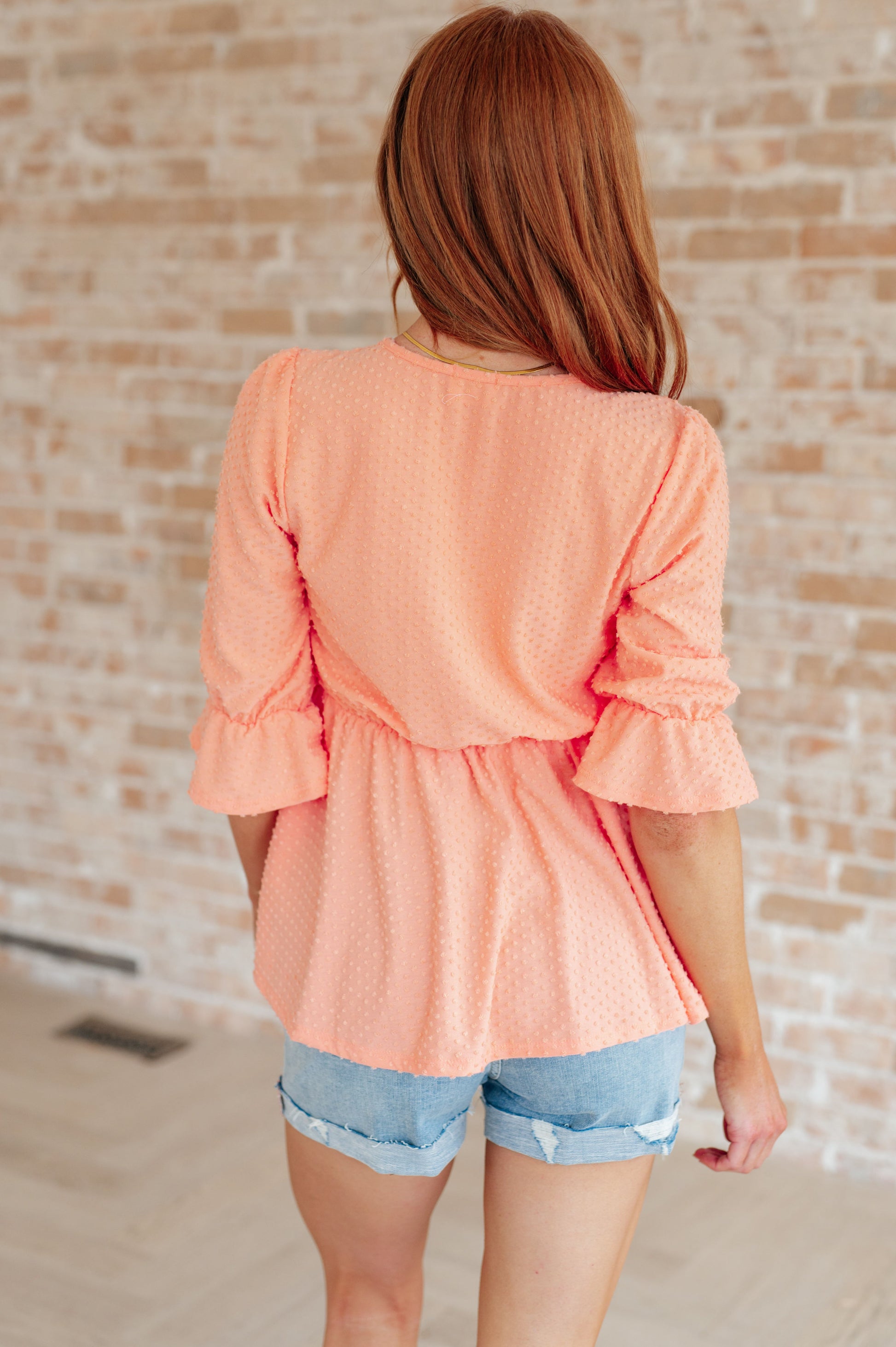 Sweet Sherbet Swiss Dot Top - FamFancy Boutique