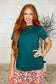 Time to Pivot Pleat Detail Top